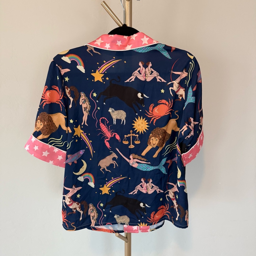 NWT Miss Sparkling Zodiac Pajama Set - Navy - Picture 7 of 7